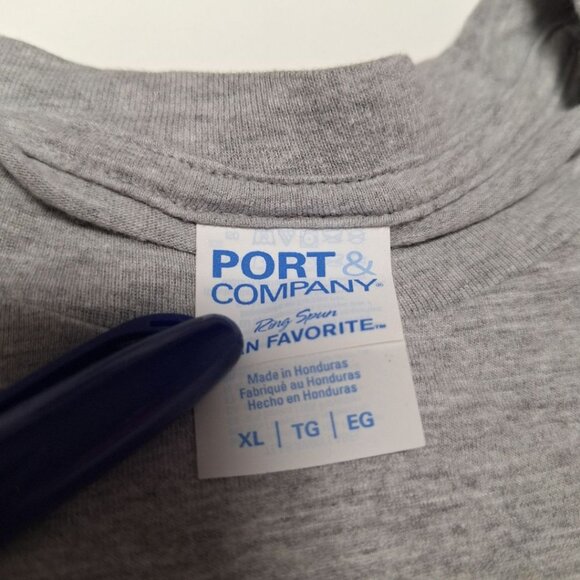 God Gives Handle Bad Ass Tee Shirt Gray Mens XL Port Religious Strong Christian - Picture 5 of 8